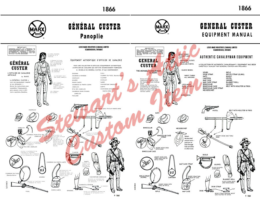 General Custer - Canadian – FAF - Reproduction Manual