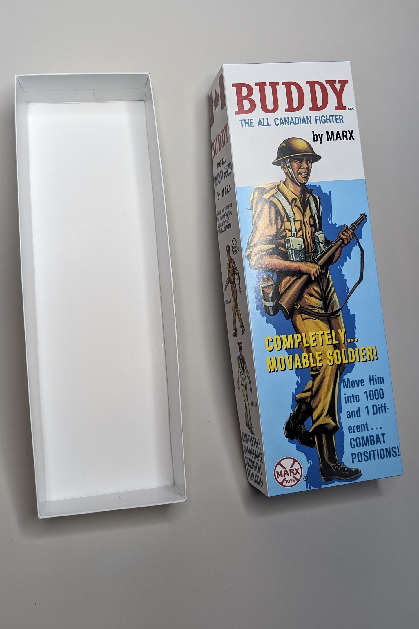Buddy - The All Canadian Fighter - Reproduction Box