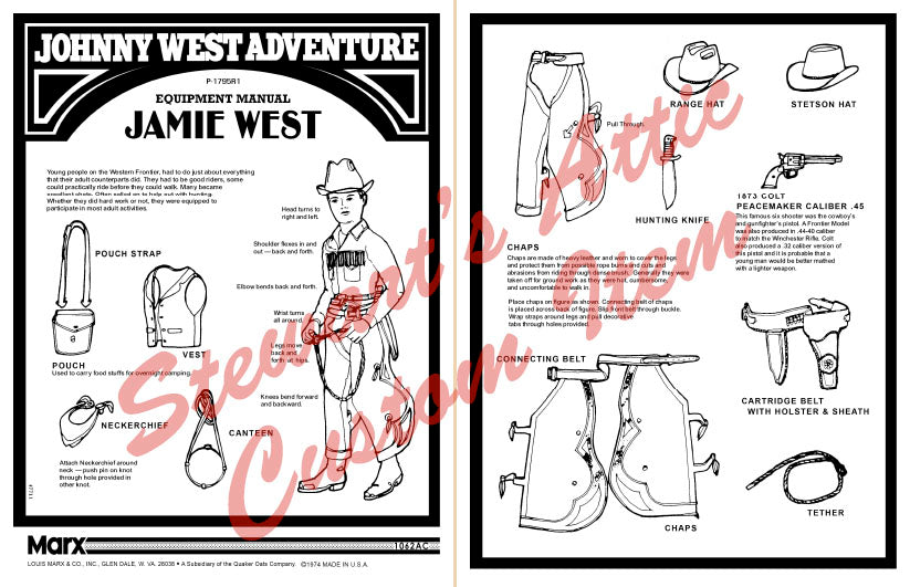 Jamie West - JWA - Reproduction Equipment Manual - Black
