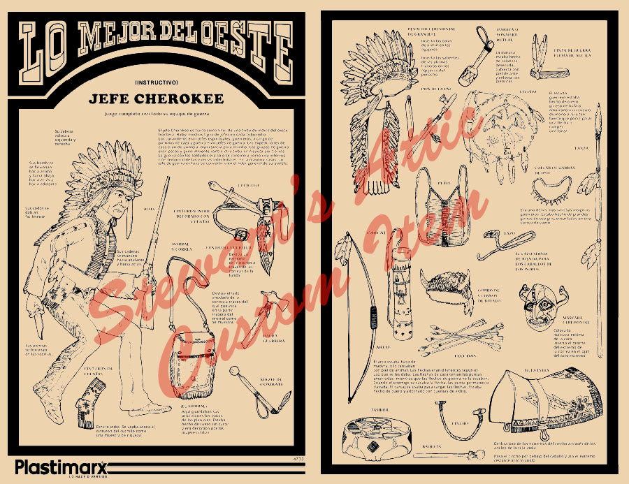 Chief Cherokee - Mexican BOTW Jefe Cherokee- Fantasy Equipment Manual
