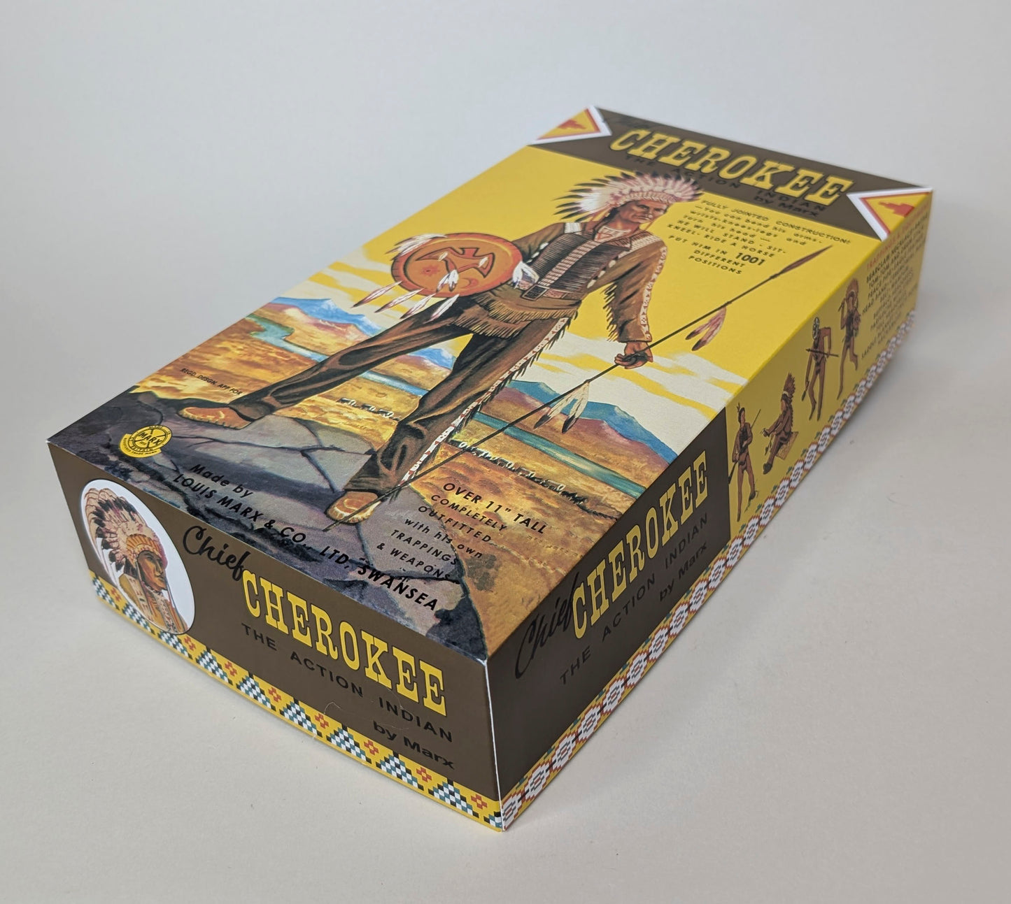 Chief Cherokee - UK Reproduction 'Wagon Train' Box