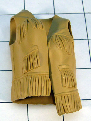 Adult Cowgirl Buckskin Fringed Vest