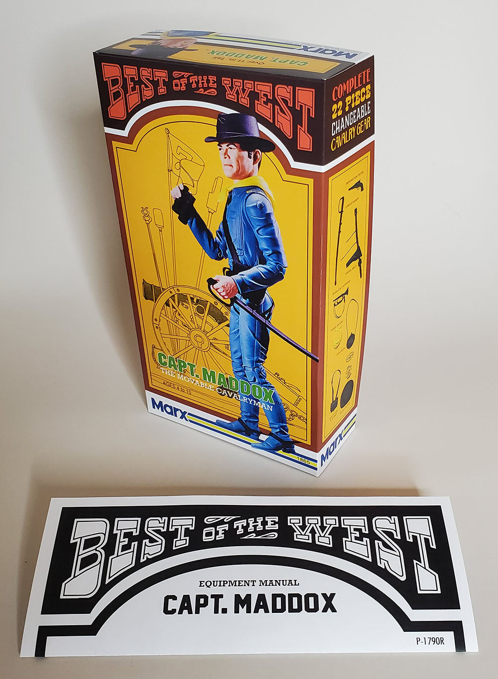 BOTW - Capt. Maddox - 1st Edition Reproduction Box (and Manual)