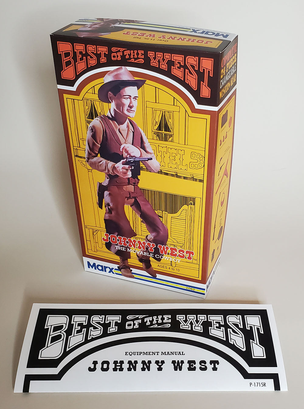 BOTW - Johnny West - 1st Edition Reproduction Box (and Manual)