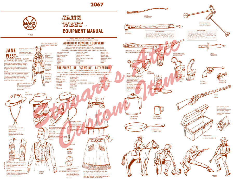 Canadian Jane West – Vargas – without (in Mod Colours) Fantasy Box (and Manual)