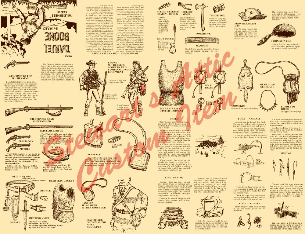Daniel Boone - US- Reproduction Equipment Manual