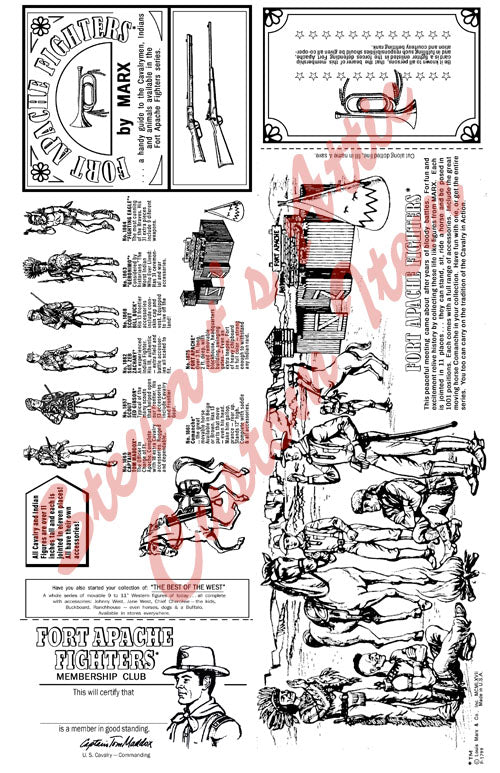 Membership Club Insert - Fort Apache Fighters - Fantasy - with Jed Gibson