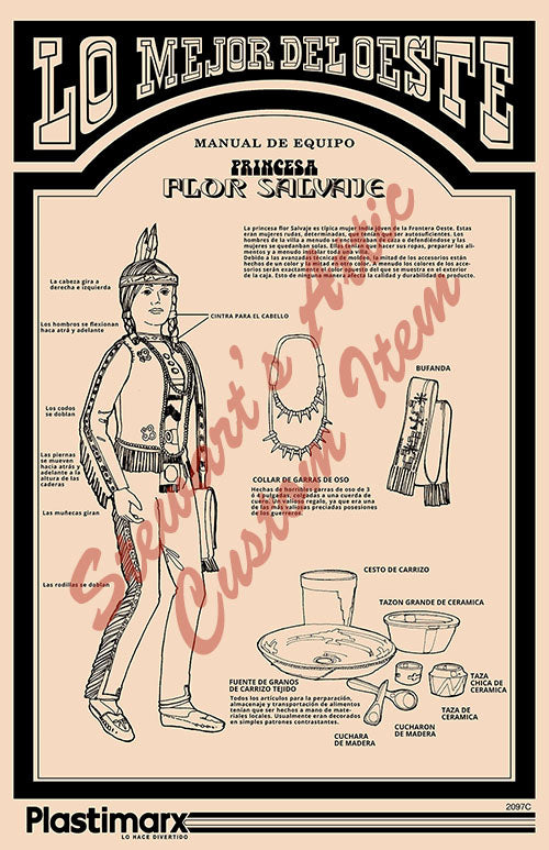 Princess Wildflower - Mexican BOTW Flor Salvaje - Reproduction Equipment Manual