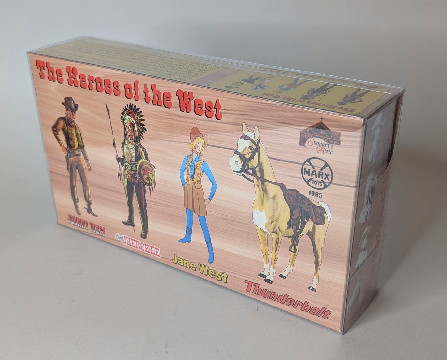1965 Original Johnny West Mini Figure Set