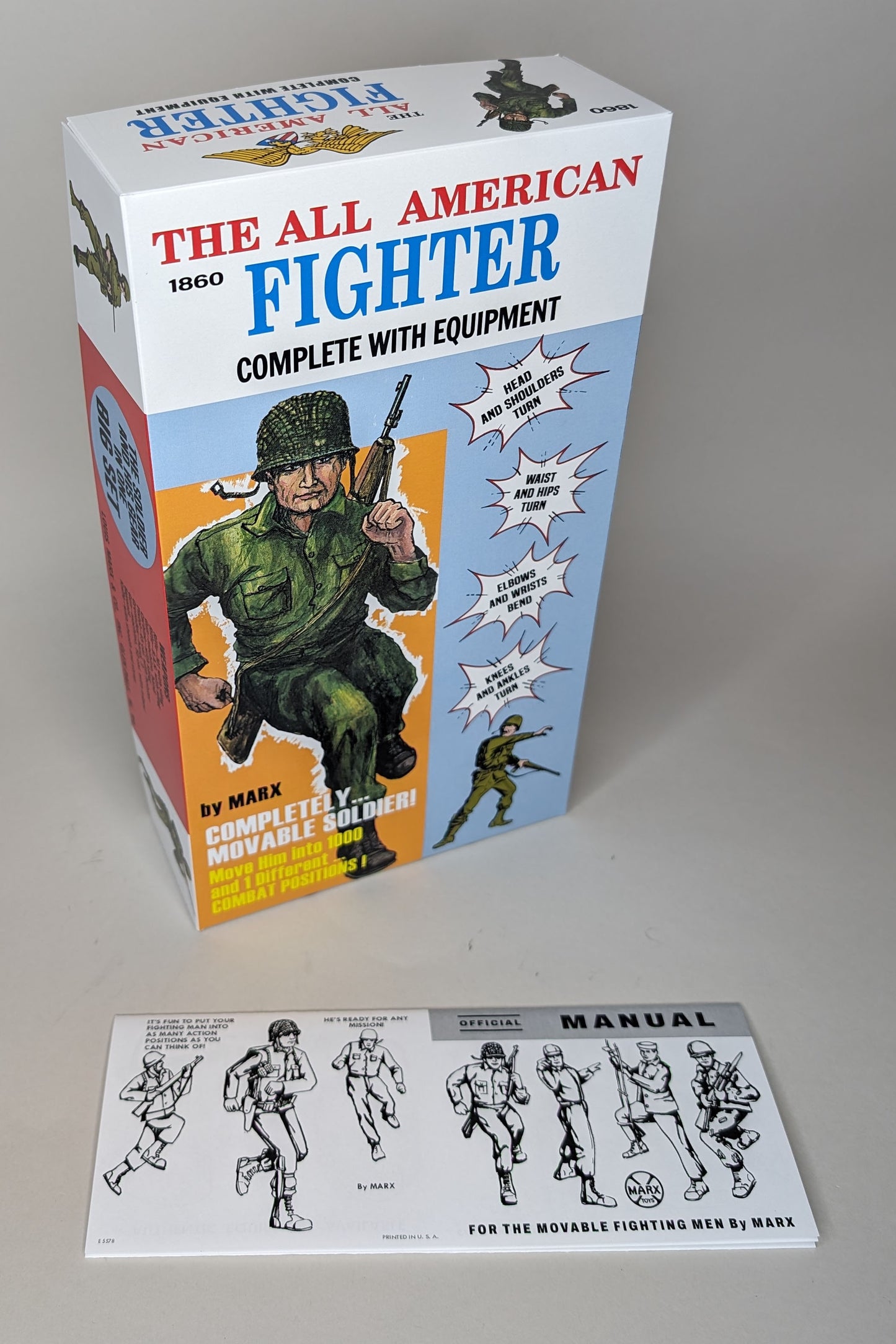 All American Fighter -  Large Box Set - Reproduction Box (and Manual)