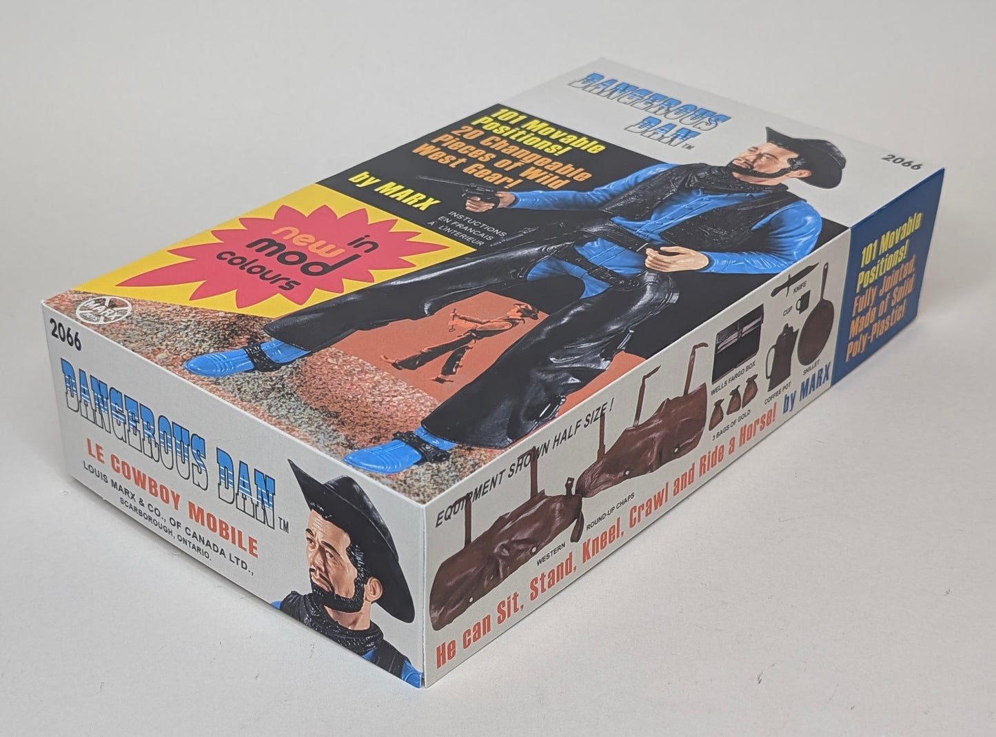 Dangerous Dan - CA 1st Edition in Mod Colours Reproduction Box (and Manual)