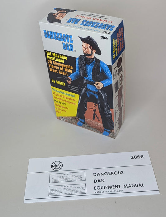 Dangerous Dan - CA 2nd Edition 'Yellow Box' Reproduction Box (and Manual)