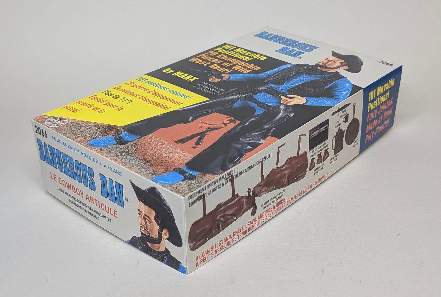 Dangerous Dan - CA 2nd Edition 'Yellow Box' Reproduction Box (and Manual)