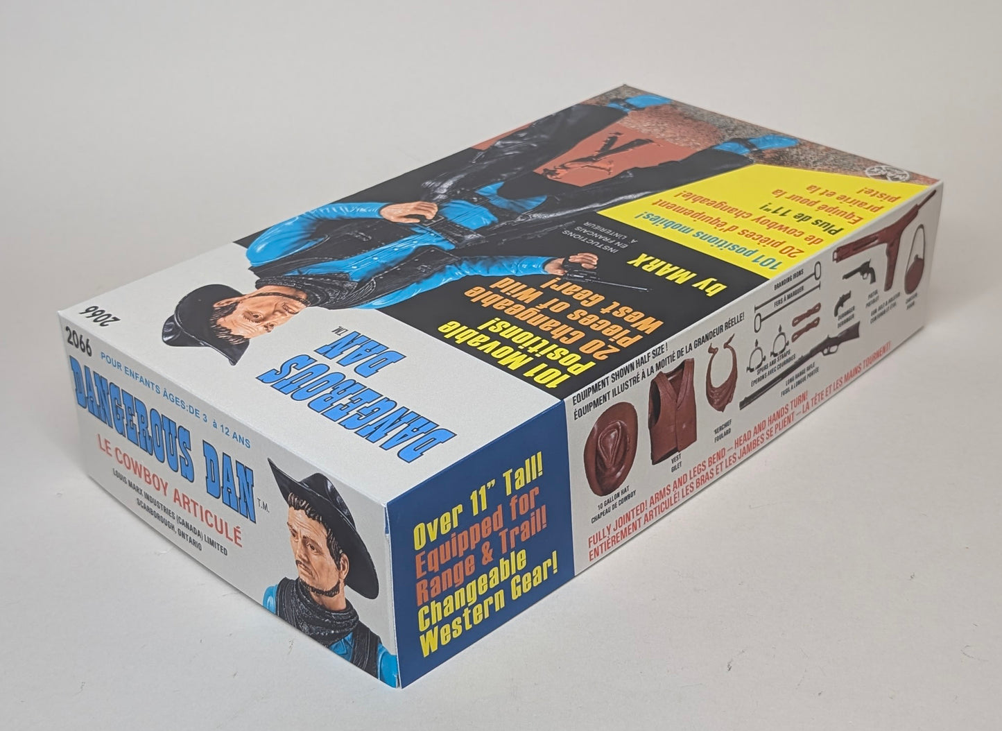 Dangerous Dan - CA 4th Edition 'Yellow Box' Gordon Head, FANTASY Box (and Manual)