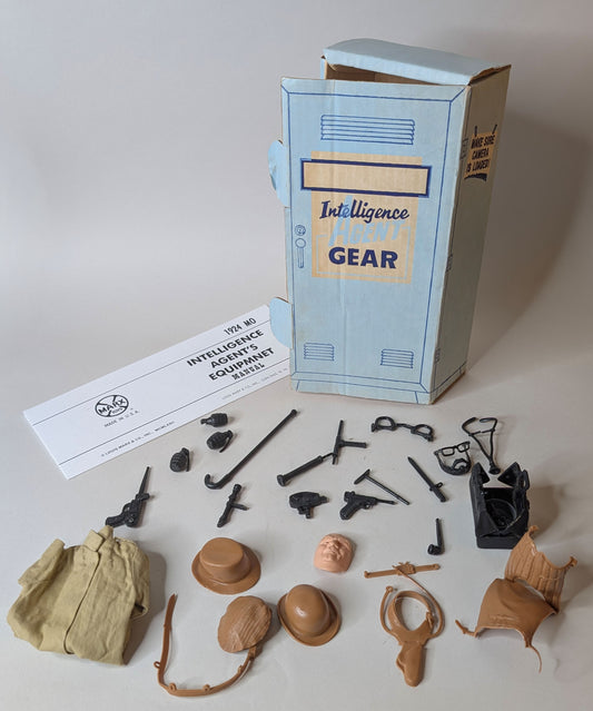 Mike Hazard - Boxed - Intelligence Agent Gear Cardboard Wall Locker