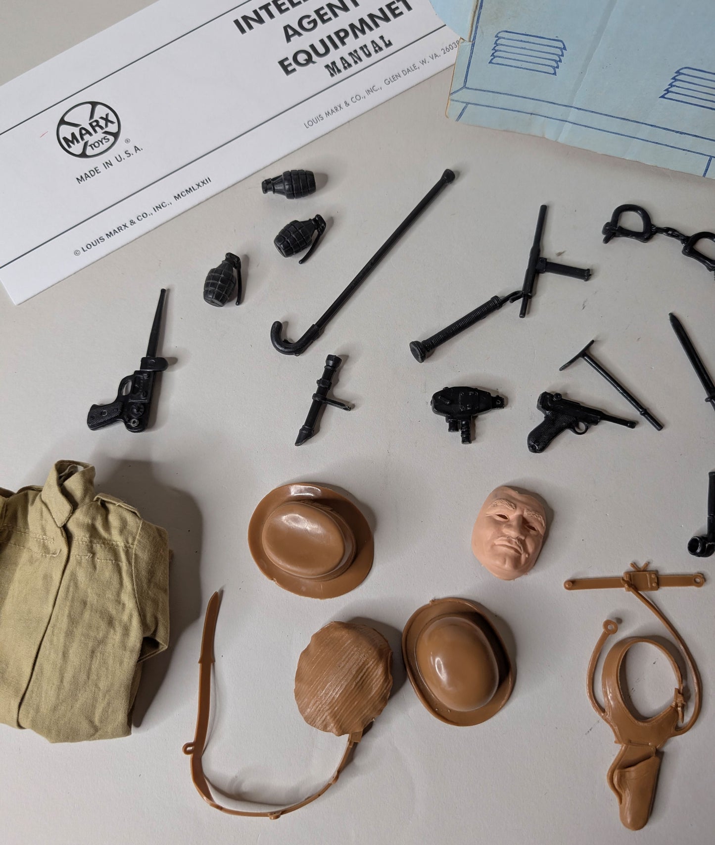 Mike Hazard - Boxed - Intelligence Agent Gear Cardboard Wall Locker