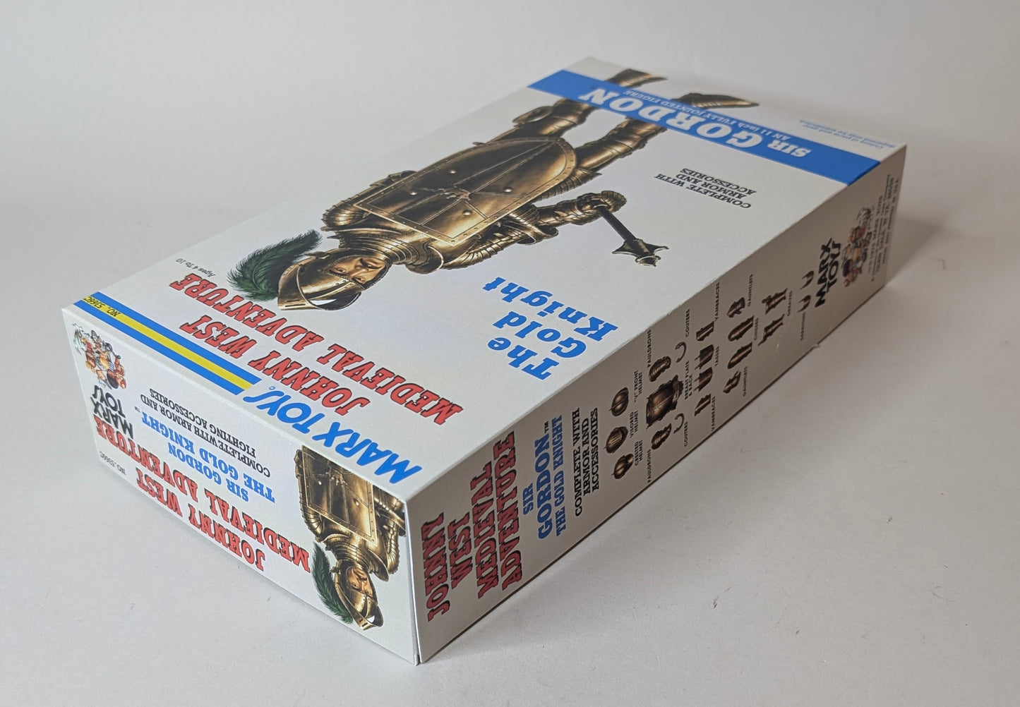 Knight – US Gold Knight, Sir Gordon JWA Medieval Adventure Version Fantasy Box with Manual and Banner