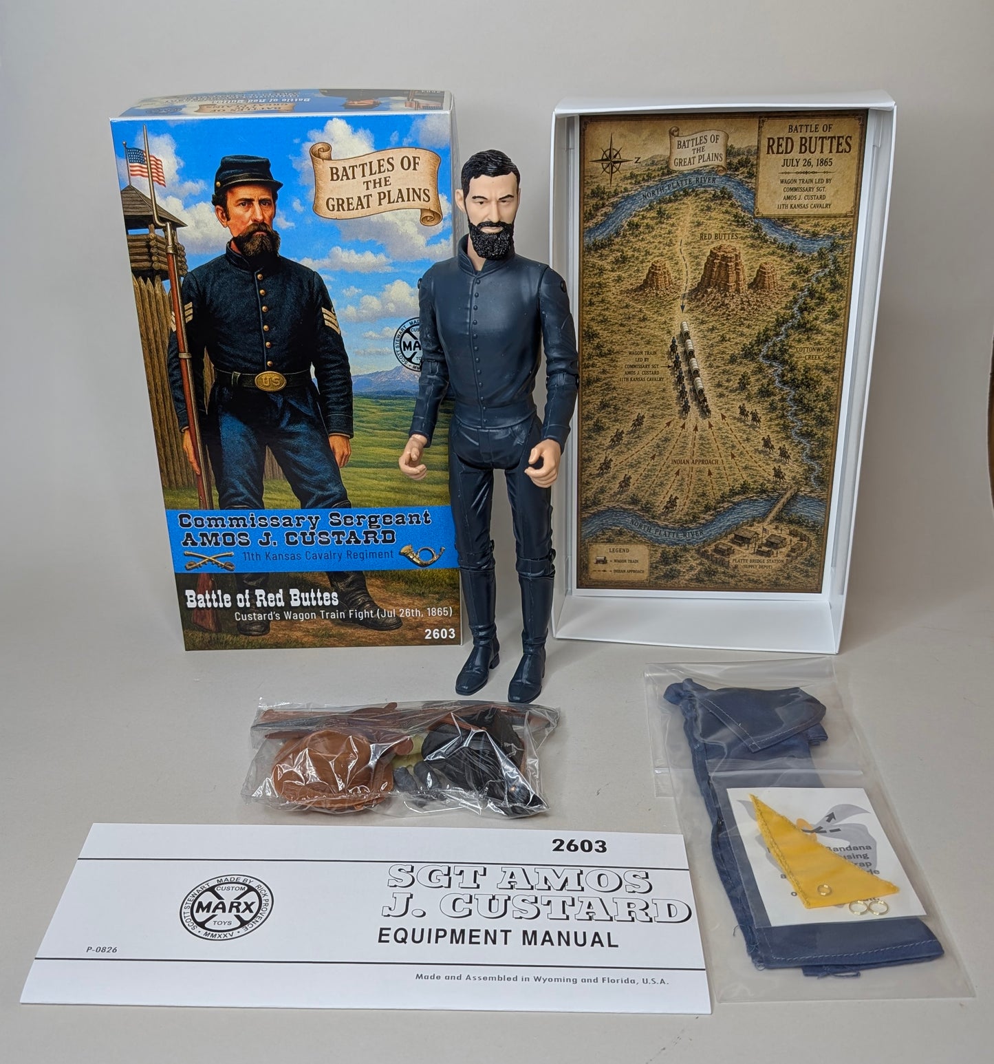 SGT Amos J. Custard - New Battles of the Great Plains Figure