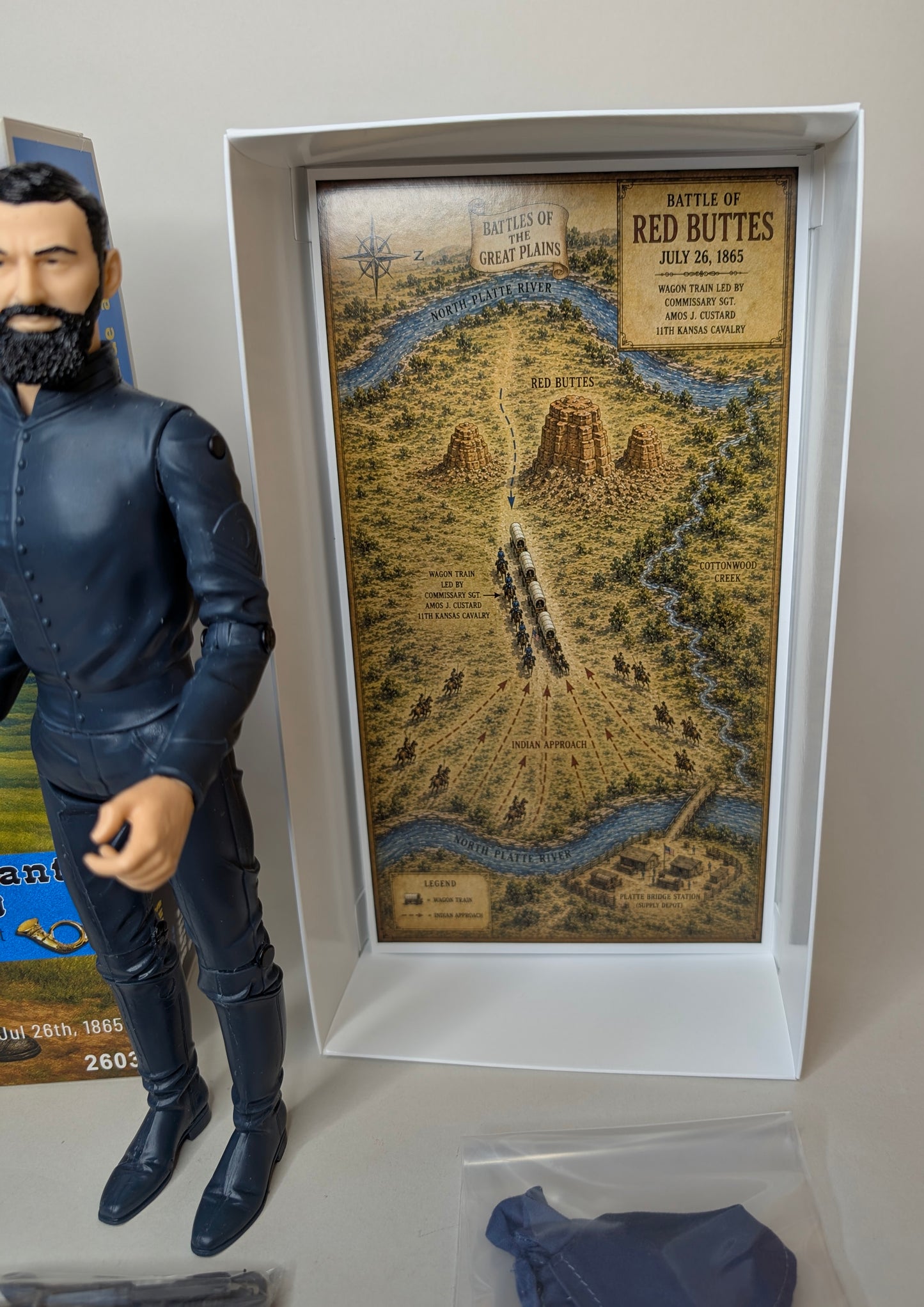 SGT Amos J. Custard - New Battles of the Great Plains Figure