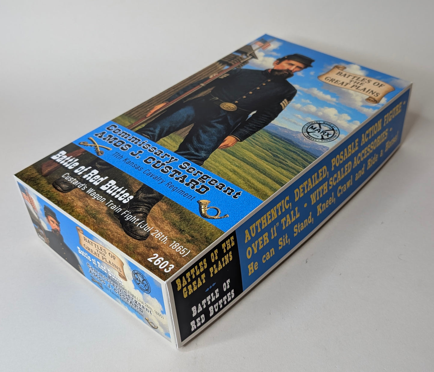 SGT Amos J. Custard - New Battles of the Great Plains Figure