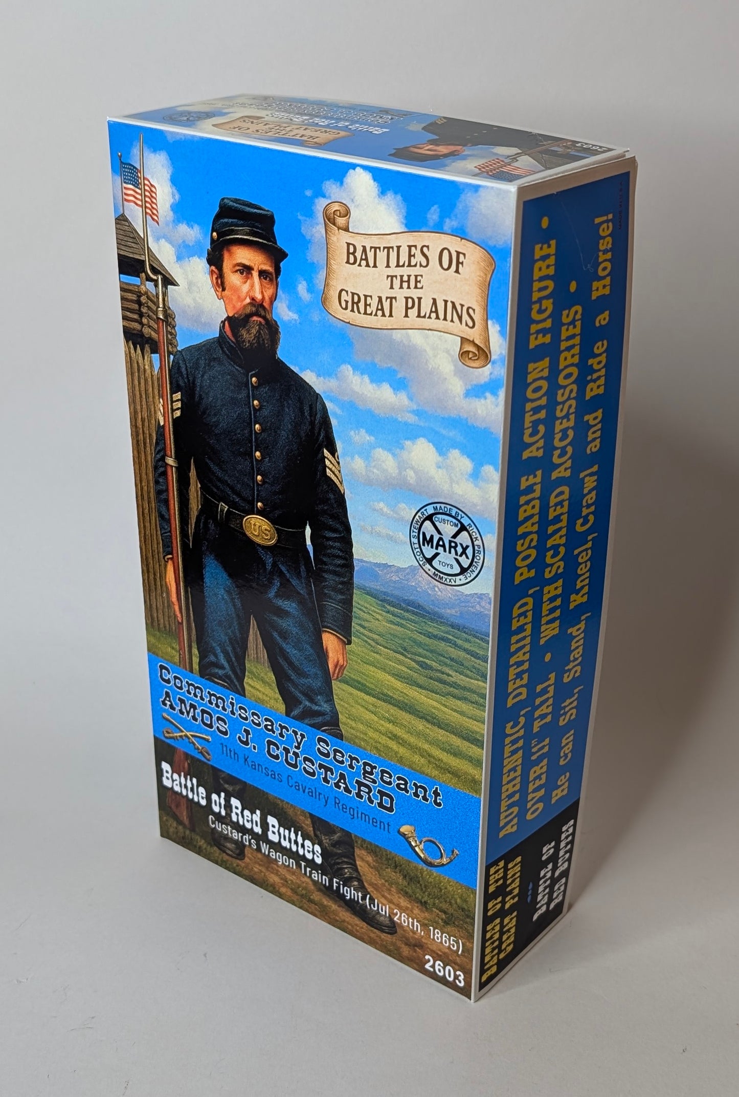 SGT Amos J. Custard - New Battles of the Great Plains Figure
