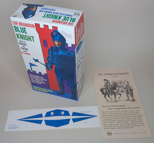 Knight – US Blue Knight, Sir Brandon MOD Version Fantasy Box with Manual and Banner