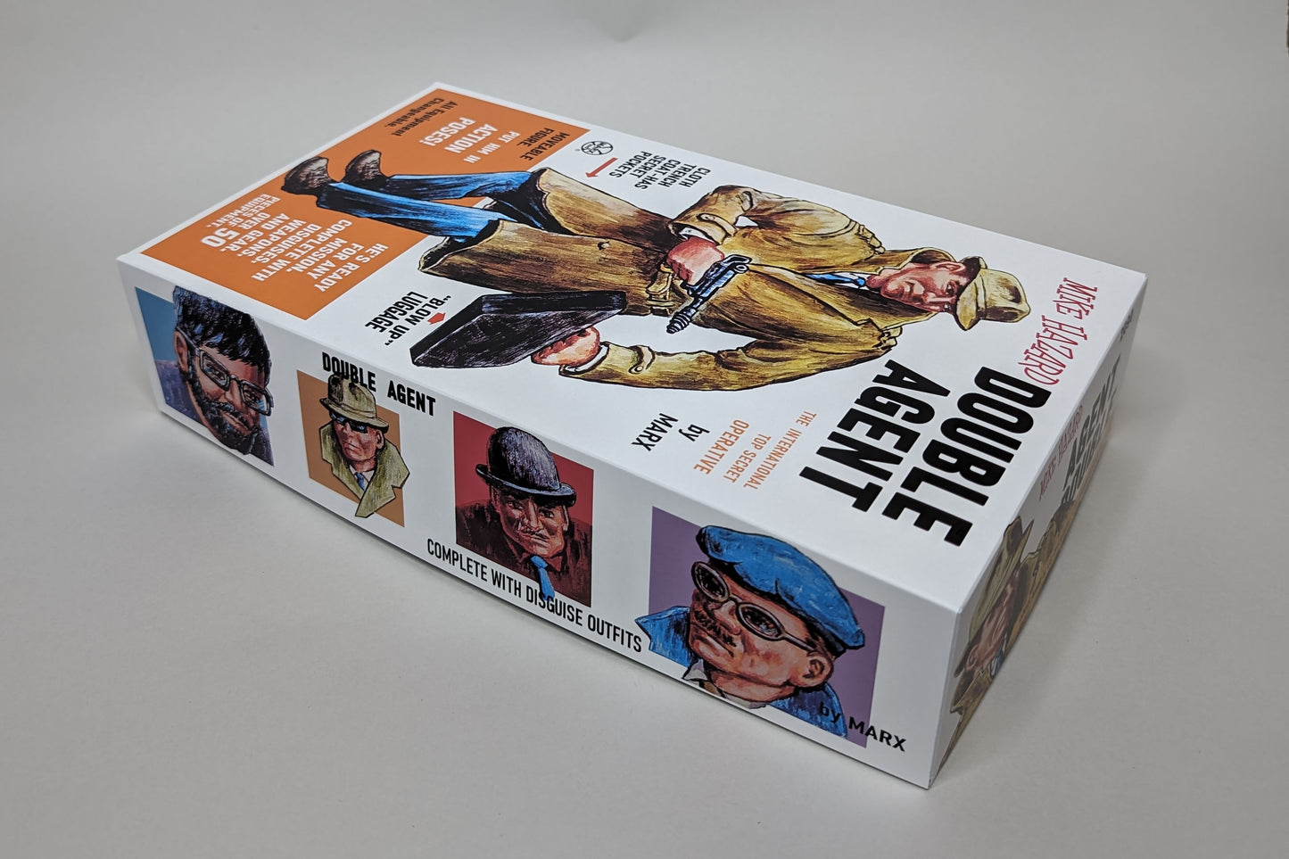 Spy - Mike Hazard - Canadian - Reproduction Box (and Fantasy Manual)