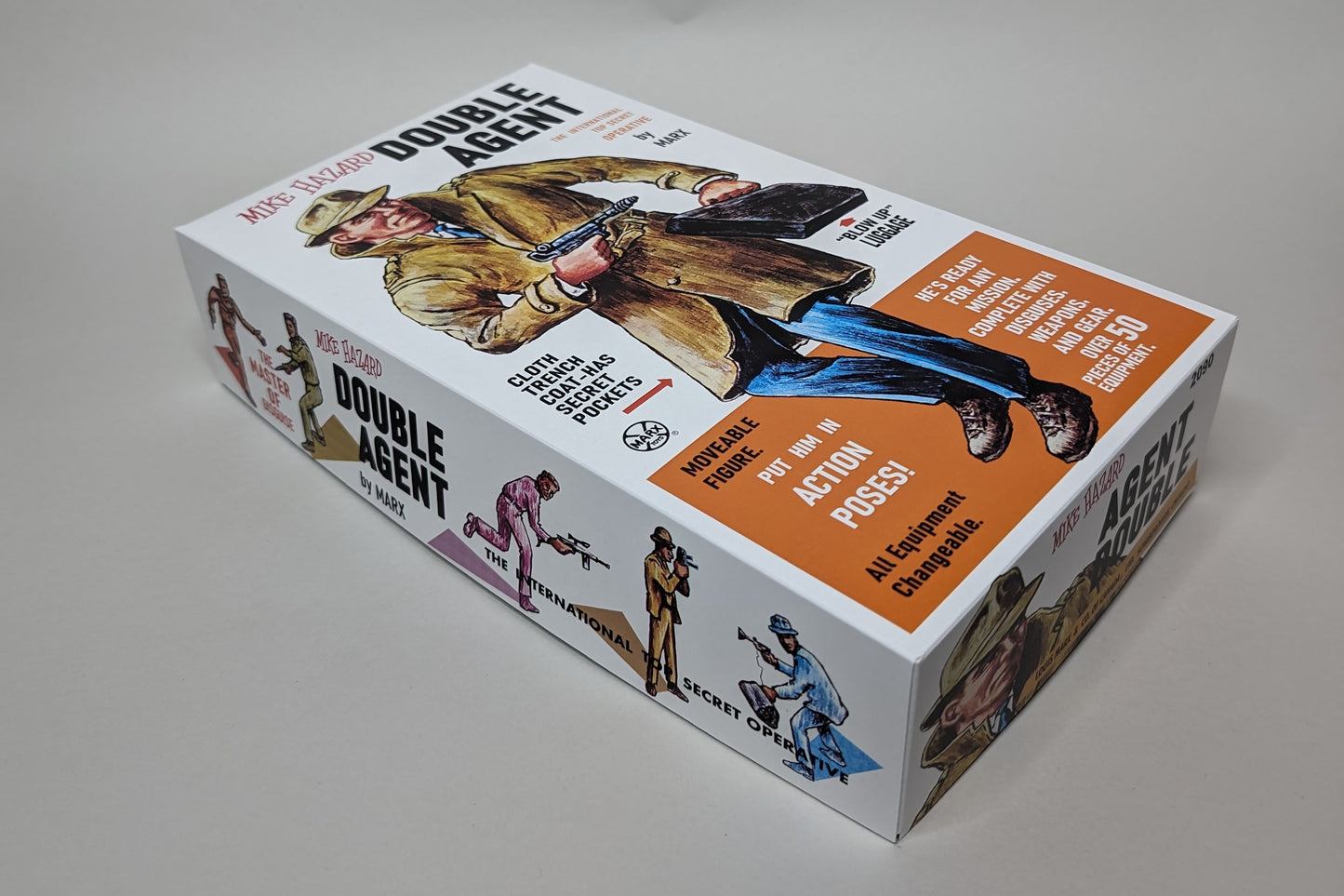 Spy - Mike Hazard - Canadian - Reproduction Box (and Fantasy Manual)