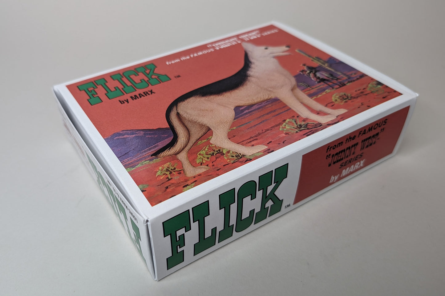 Johnny West - FLICK - Dog - US Reproduction Box