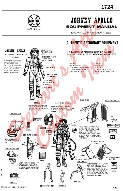 Johnny Apollo - Reproduction Equipment Manual
