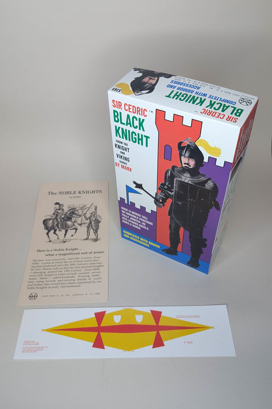 Knight – US Black Knight, Sir Cedric MOD Version Fantasy Box with Manual and Banner