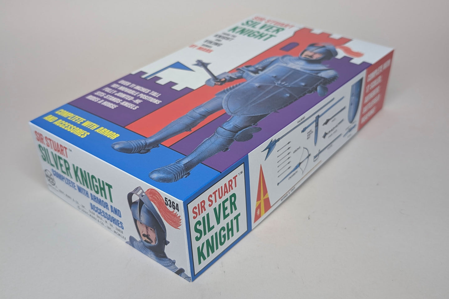 Knight – US Silver Knight, Sir Stuart MOD Version Reproduction Box with Manual and Banner