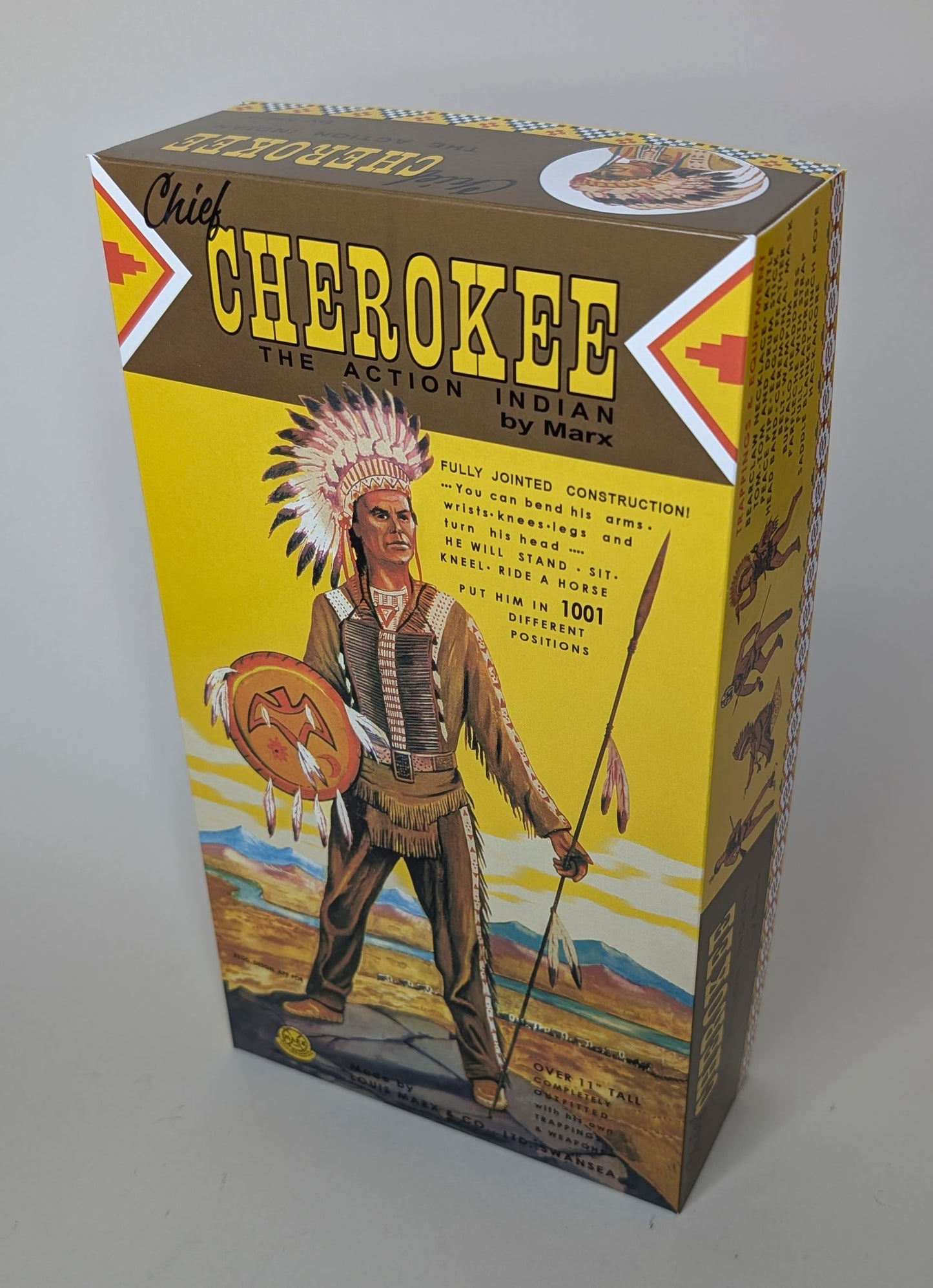 Chief Cherokee - UK Reproduction 'Wagon Train' Box