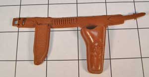 Childs Gun belt with sheath and holster