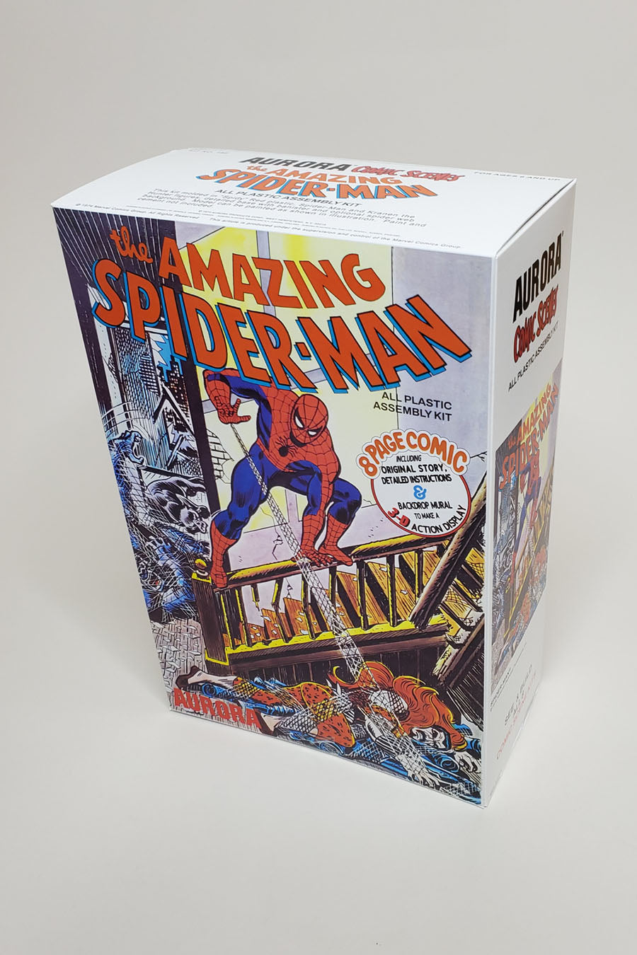 Aurora Spider-Man Comic Scenes Model Reproduction Box