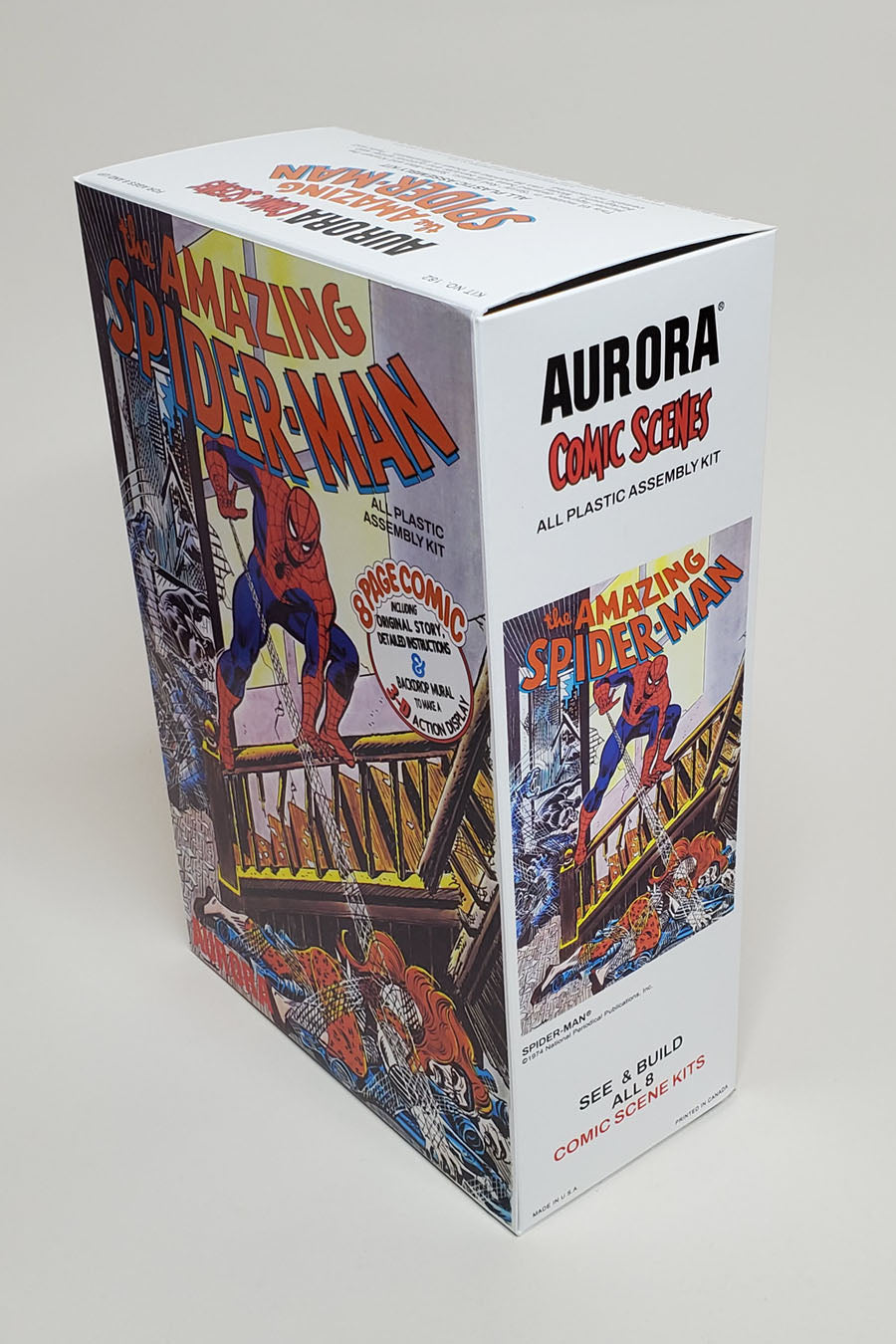 Aurora Spider-Man Comic Scenes Model Reproduction Box