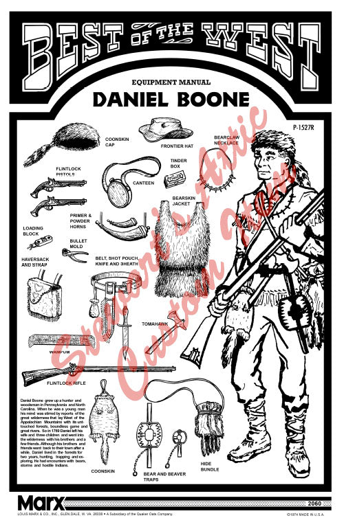 Daniel Boone - BOTW Fantasy Equipment Manual