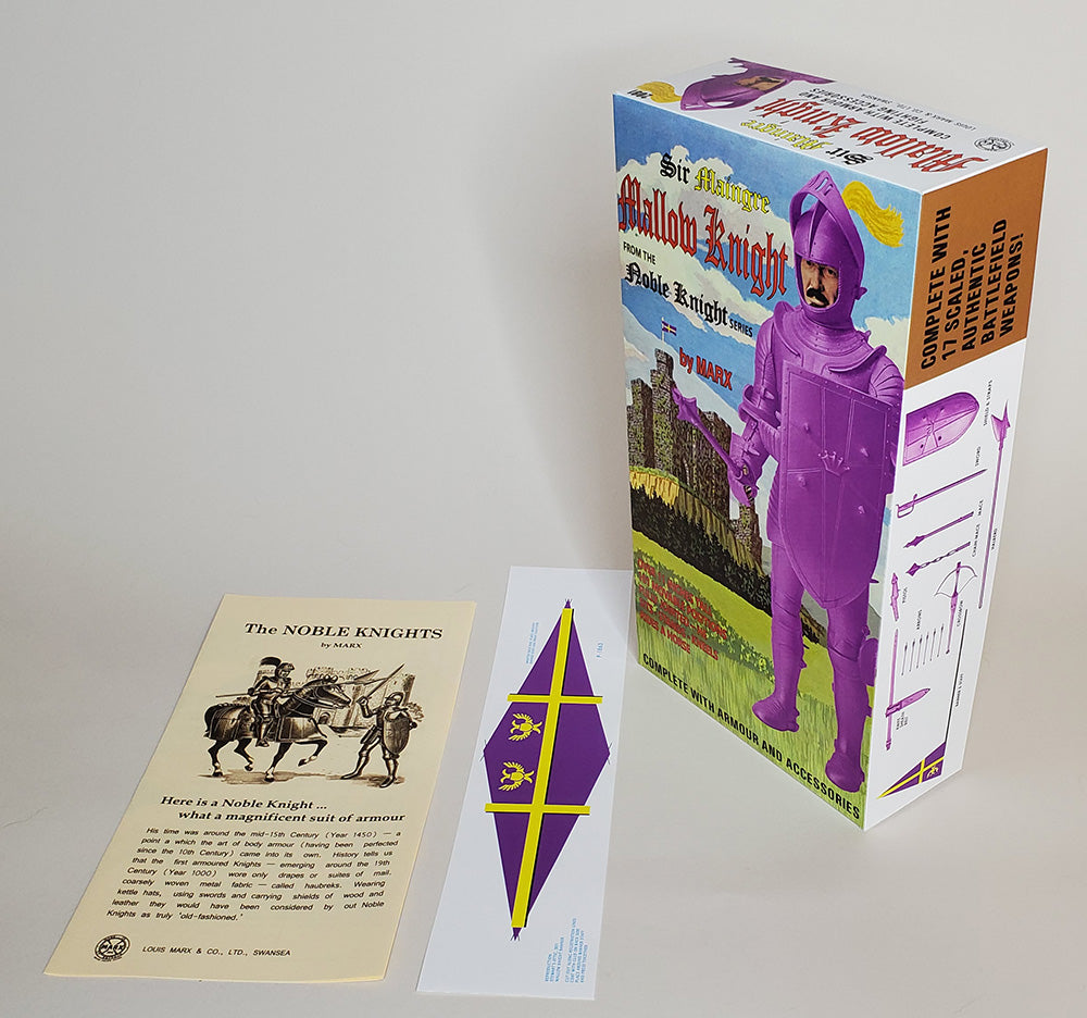 Knight – UK Mallow Knight, Sir Maingre Fantasy Box with Manual and Banner