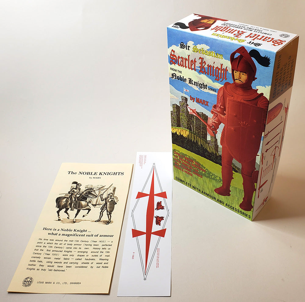 Knight – UK Scarlet Knight, Sir Sebastian Fantasy Box with Manual and ...