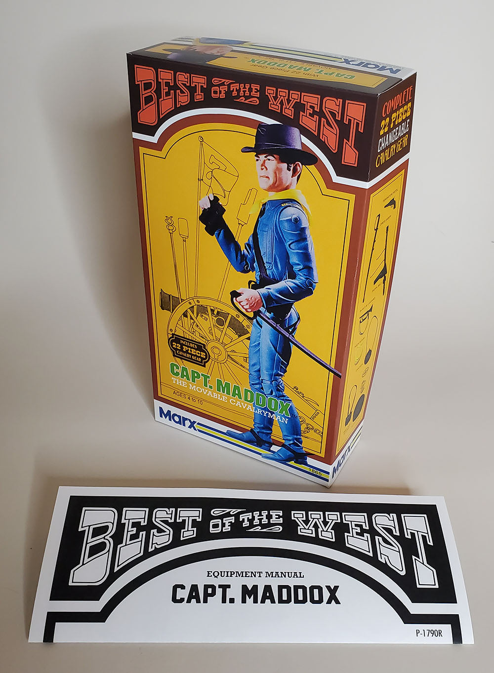 BOTW - Capt. Maddox – 3rd Edition Reproduction Box (and Manual)