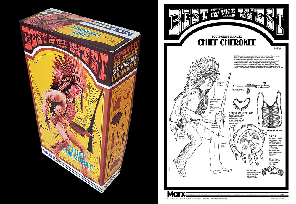 BOTW - Chief Cherokee 1st Ed Reproduction Box (and Manual)