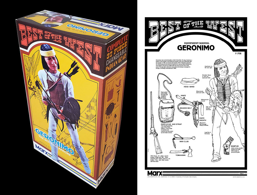 BOTW - Geronimo 1st Ed Reproduction Box (and Manual)