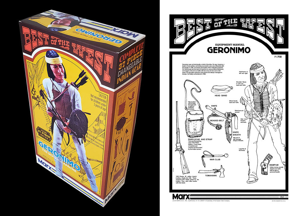 BOTW - Geronimo 4th Ed Reproduction Box (and Manual)