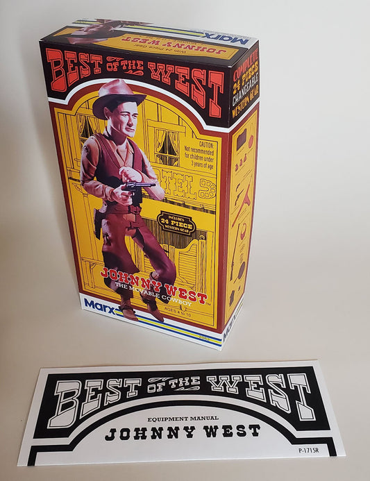 BOTW - Johnny West – 4th Edition Reproduction Box (and Manual)