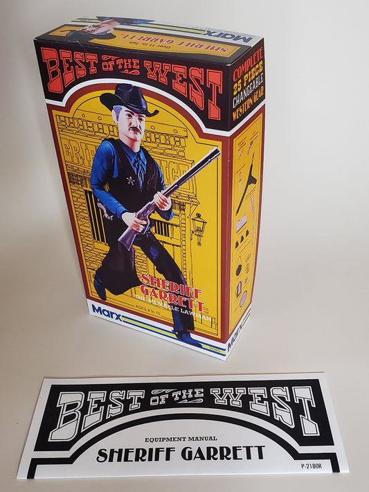 BOTW - Sheriff Garrett – 1st Edition Reproduction Box (and Manual)