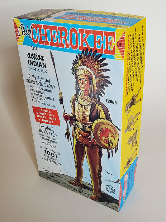 Chief Cherokee – The Action Indian - 1st Edition - Reproduction Box (and Manual)