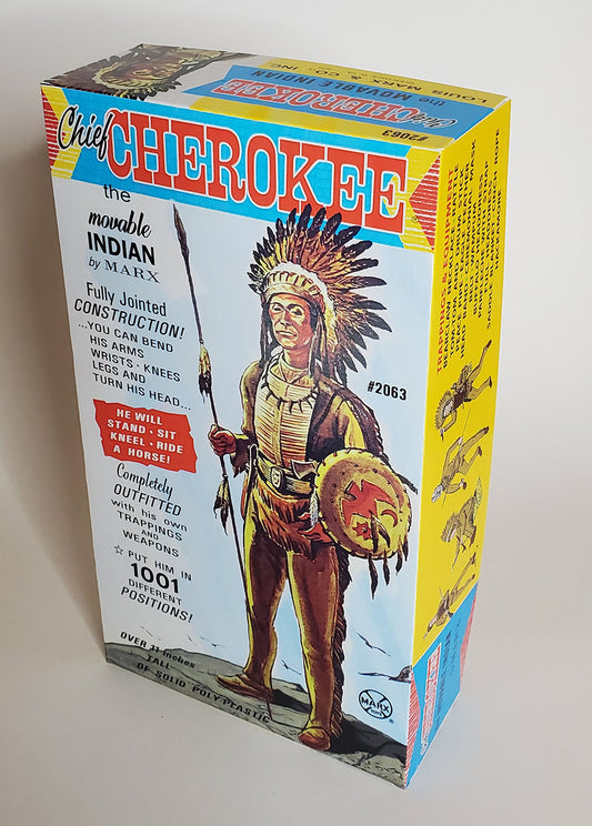 Chief Cherokee – The Movable Indian - 2nd Edition - Reproduction Box (and Manual)