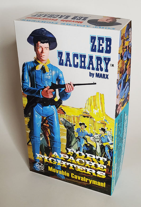 Fort Apache Fighters - FAF - Zeb Zachary Reproduction Box (and Manual)