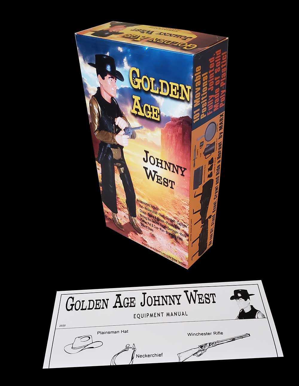 Recast - Boxed - Golden Age Johnny West (SA Stock # 1)