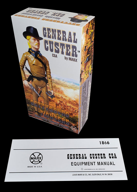 Gen. Custer – CSA - Cavalry – Gettysburg Fighters – Fantasy Box and Manual